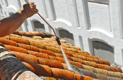 Nettoyage de toitures - Caouënnec-Lanvézéac